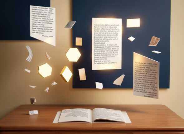 Leonardo_Phoenix_09_3D_floating_fragmented_text_panels_with_pr_0