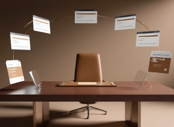 Leonardo_Phoenix_09_3D_render_of_a_sleek_wooden_desk_with_floa_0