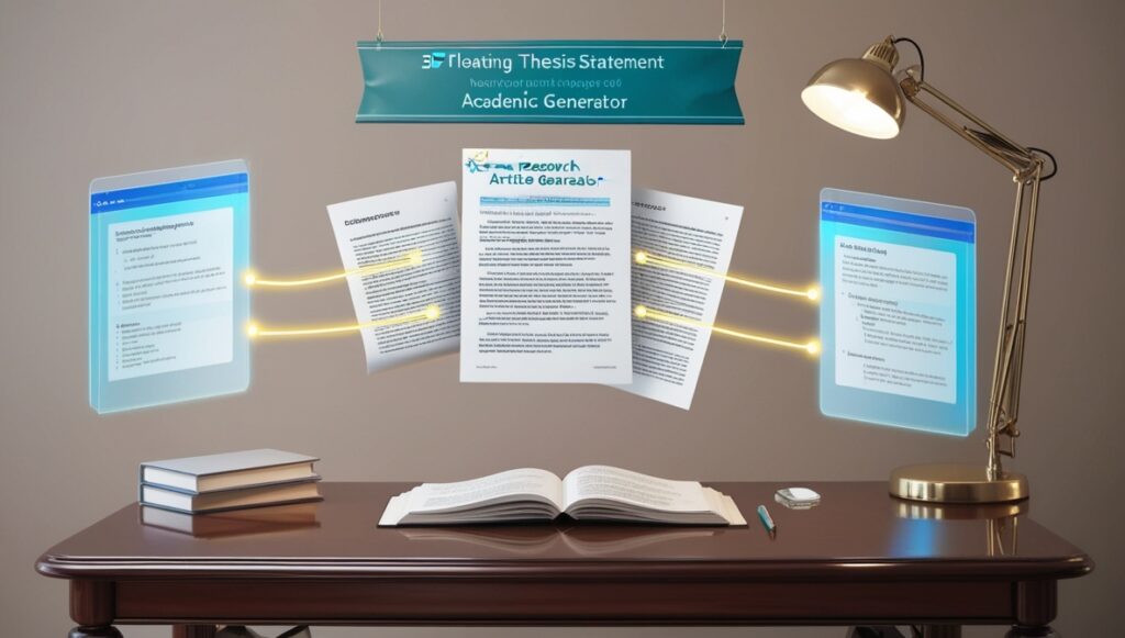 Leonardo_Phoenix_09_3Dstyle_banner_showing_a_floating_thesis_s_0