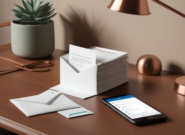 Leonardo_Phoenix_09_3D_scene_on_a_warm_walnut_desk_a_stack_of_0